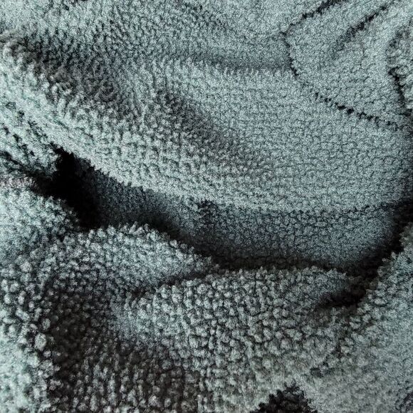 🛥Green 90s Vintage Oversized Yacht Club Long Sleeve Polo Sweatshirt Size Medium - Picture 7 of 8